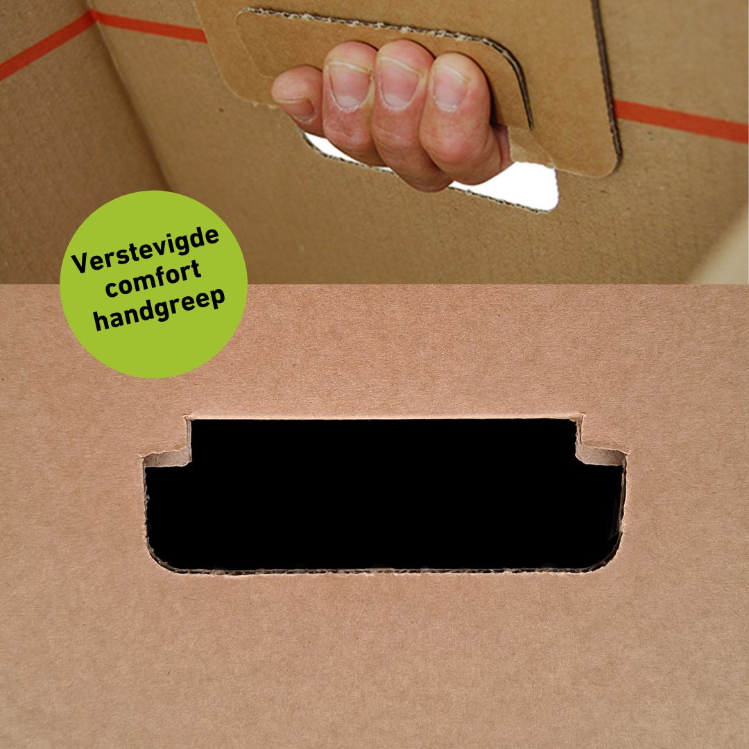 15 st verhuisdozen - autolock - profi extra sterk - 51L - versterkte handvatten - FSC keurmerk